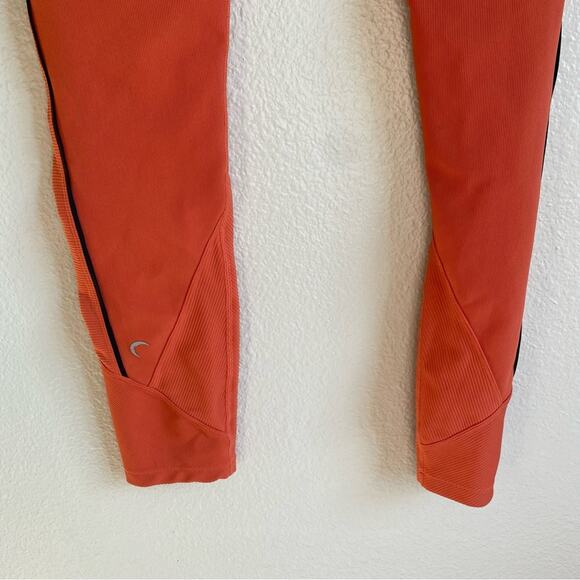 Zyia Burnt Orange Ribbed Premium Leggings 7/8 Length Plus Size 14-16 - Picture 9 of 12